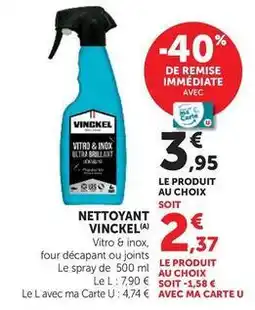 Super U U - nettoyant soit offre