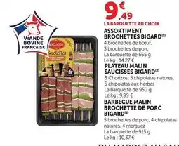 Super U Bigard - assortiment brochettes offre