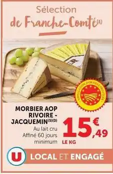 U Express U - morbier aop offre
