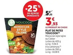 U Express Plat de pates offre