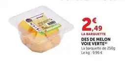 U Express L'arbre vert - la barquette des de melon offre