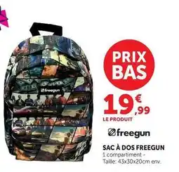 Hyper U Freegun - sac à dos offre