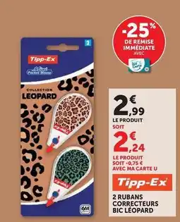 Hyper U Tipp-ex - 2 rubans correcteurs offre