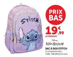 Hyper U Disney - sac à dos stitch offre