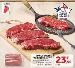 U Express Viande bovine faux filet offre