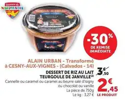 U Express Dessert de riz au lait offre