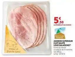U Express Jambon superieur cuit haute offre