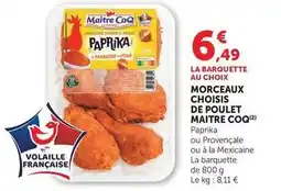 U Express Maître coq - morceaux choisis de poulet offre