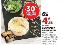 U Express Gillot - camembert au barbecue offre