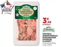 U Express Veritable - variable jambon persille de bourgogne superieur offre