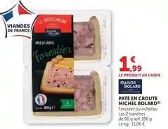 U Express Maison bolard - pate en croute offre