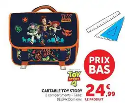 Hyper U Toy story - cartable toy story offre