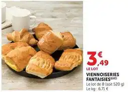 U Express Viennoiseries fantaisies offre