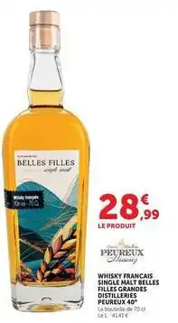 U Express Whisky français single malt belles distillers offre