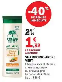U Express L'arbre vert - shampoing offre