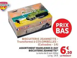 U Express Assortiment madeleines d-day biscuiterie offre
