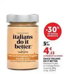 Hyper U Italians do it better - sauce offre
