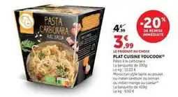 Hyper U Le produit au choix plat cuisine offre