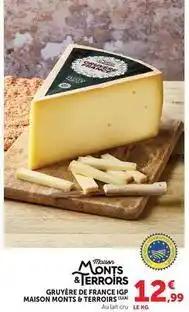 U Express Gruyère de france igp offre