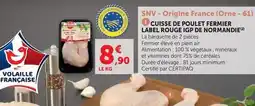 U Express Label rouge - cuisse de poulet fermier igp de normandie offre