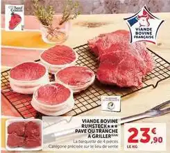 U Express Viande bovine rumsteck pave ou tranche a griller offre