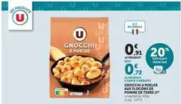 Hyper U U - gnocchi a poeler aux flocons de pomme de terre offre