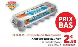 U Express Oeufs de normandie offre
