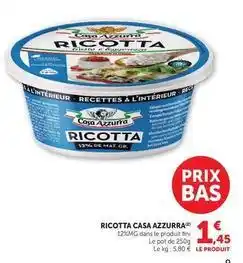 U Express Casa azzurra - ricotta offre