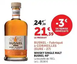 U Express Busnel - whisky single malt offre