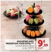U Express Macarons avec presentoir tour eiffel offre
