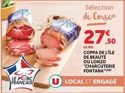 U Express U - coppa de l'ile de beauté ou lonzo charcuterie fontana offre