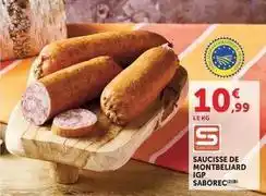 U Express Saucisse de montbeliard igp offre