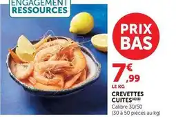 U Express Crevettes cuites offre
