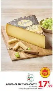 U Express Comte aop prestige badoz offre