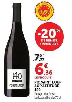 U Express Saint loup - pic aop altitude 140 offre