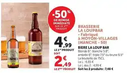 U Express Brasserie la loupbar offre