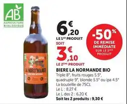 U Express Bière la normande bio offre