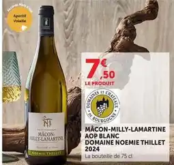 U Express Mâcon-miller-lamartine aop blanc domaine noemie thillet 2024 offre
