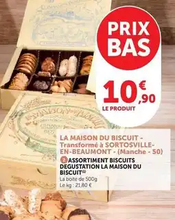 U Express La maison du biscuit - assortiment biscuits degustation offre