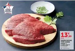 Hyper U Viande bovine tige viane a griller offre