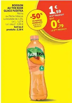 U Express Fuzetea - boisson au thé noir glace offre