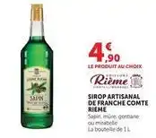 U Express Rième - sirop artisanal de franche comte offre