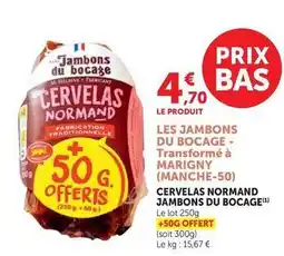 U Express Les terrines du bocage - jambons cervelas normand offre