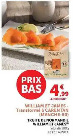 U Express William et james- transforme à carent offre