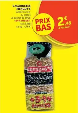 U Express Menguy's - cacahuetes offre