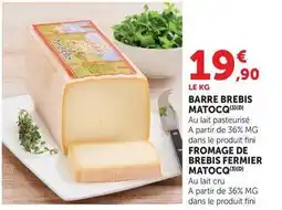 U Express Fini - barre brebis matocq offre