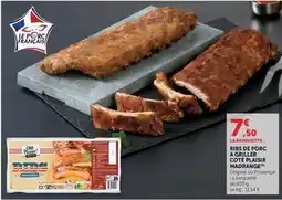 Hyper U Madrange - ribis de porc a griller offre