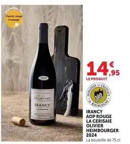 U Express I rancy aop rouge offre
