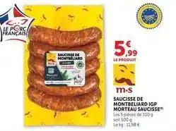 U Express Morteau saucisse - saucisse de montbeliard igp offre