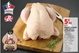 Hyper U Label rouge - poulet fermier de ehrillons offre